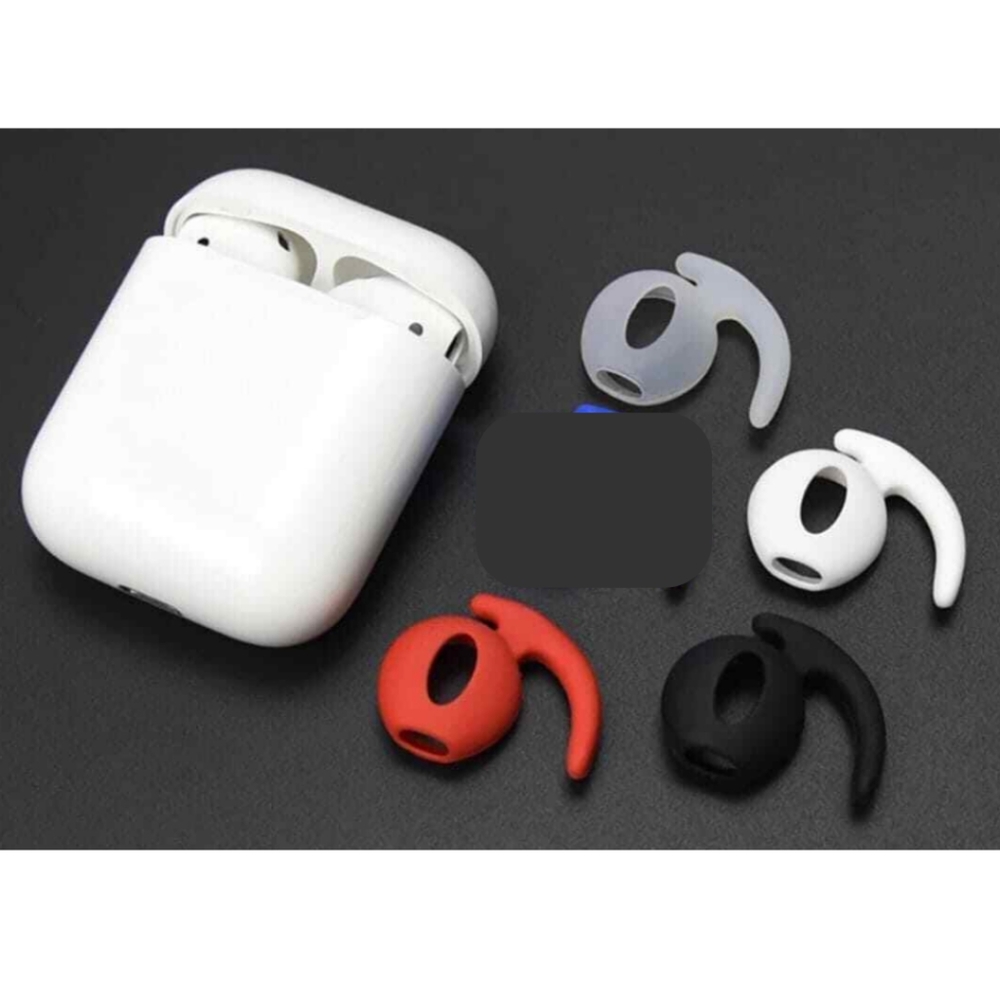Earphone cover case hook for Apple AirPods - 4 pairs & colors - Picture 11 of 11